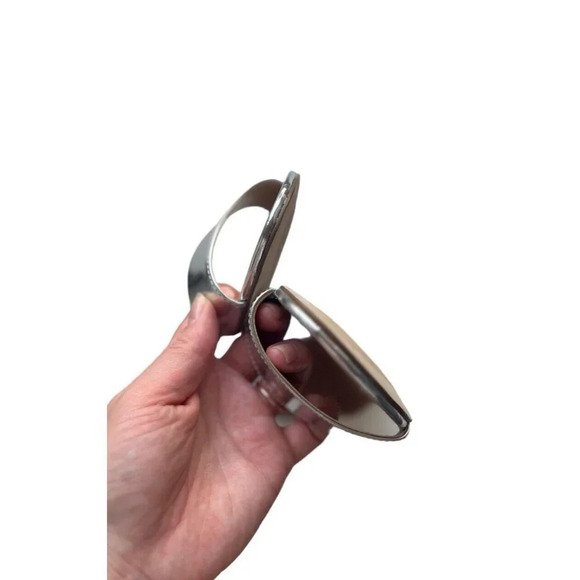 Talbots Keri Tasseled Ankle-Strap Sandals - Mirror Metallic Size 8 Women’s - Picture 10 of 14